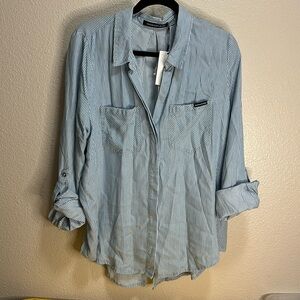 Calvin Klein button down top